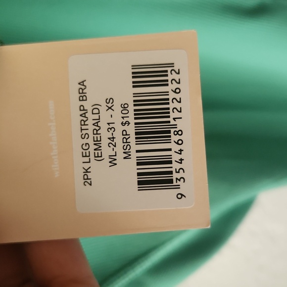 Wilo Australia Brand 2 Piece Set Bra And Leggings Collection XS Green NWT - Picture 3 of 5